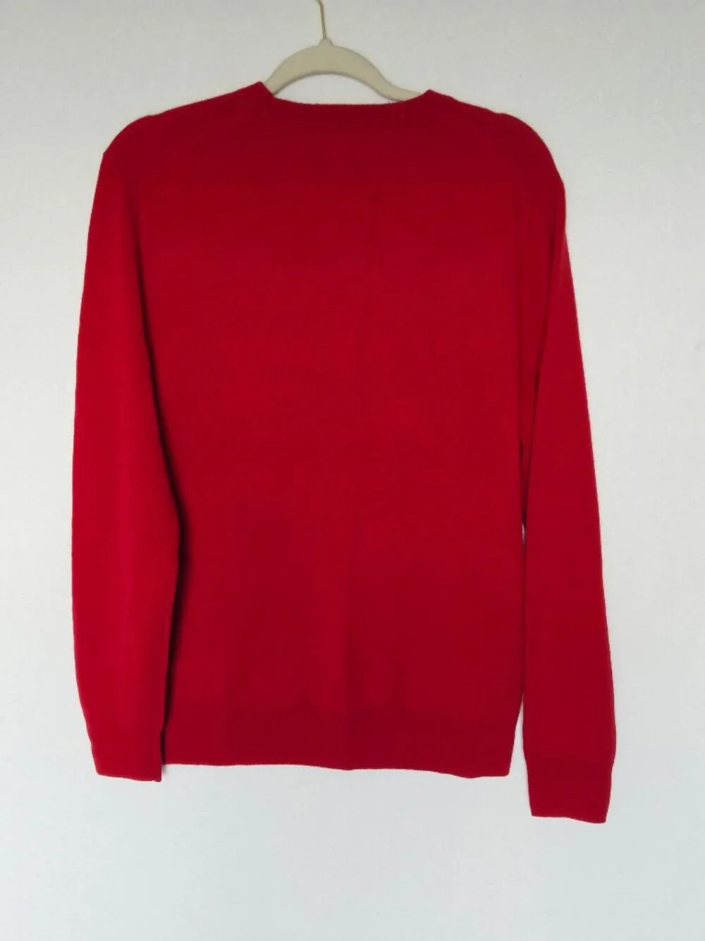 NWoT J.Crew $158 100% Goat Cashmere Cozy Soft Crewneck Sweater Red #BE895